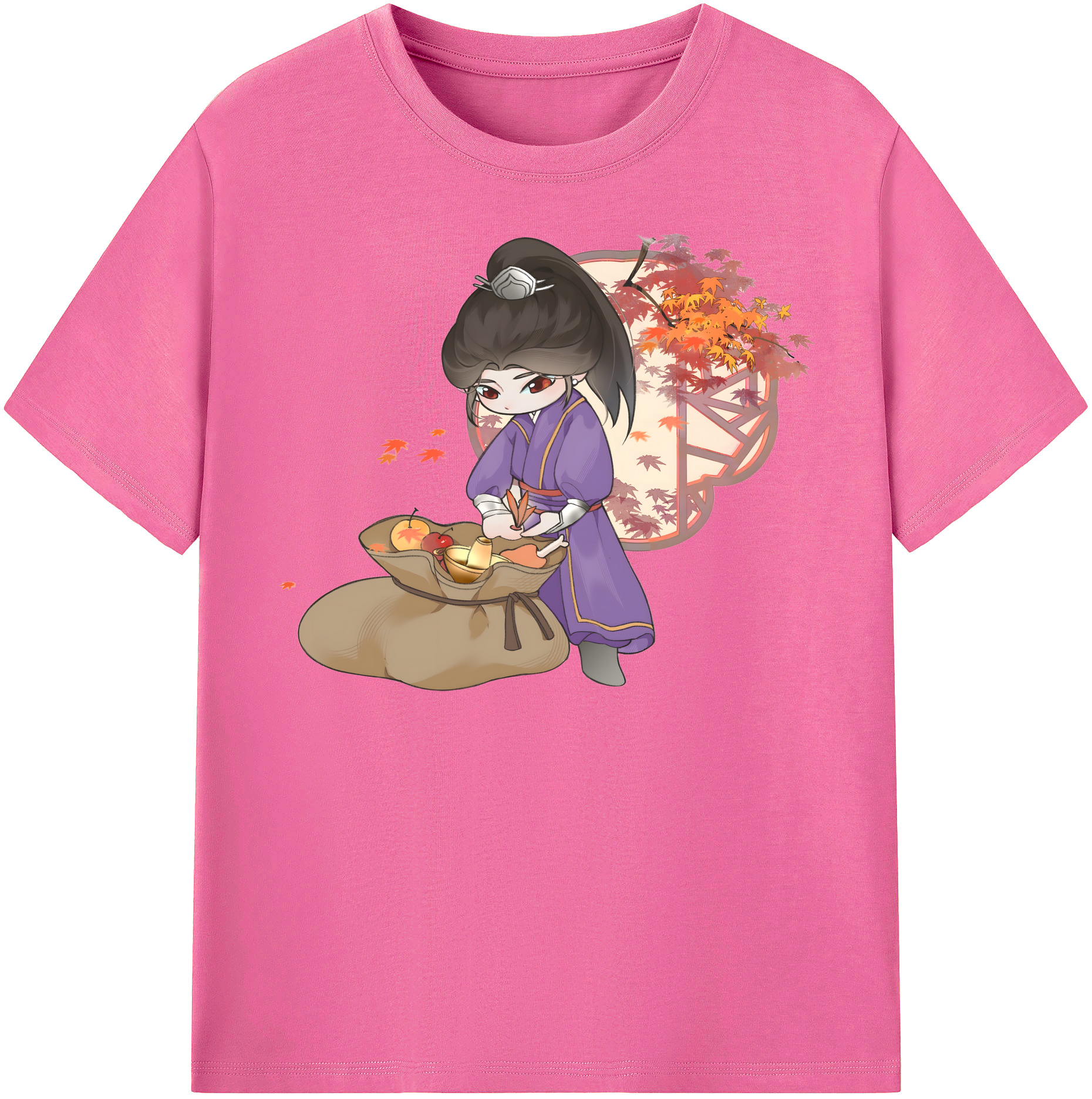 （画像用） Ne Zha 2 ナタ 魔童の大暴れ レディースカジュアルプリントTシャツ（綿100％）